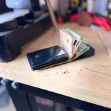 Card holder leather brown Jesse “Gold Edition”