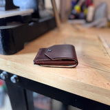 Card holder leather brown Jesse “Gold Edition”
