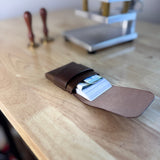 Kartenhalter Bandit - Braun/Braun Logo Elch