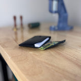 🖤 Card Holder “Wild Bill” Black – Minimalist & Handcrafted