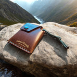 Kartenhalter leder Braun Jesse „Gold Edition“