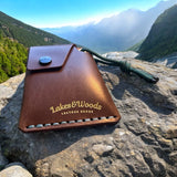 Kartenhalter leder Braun Jesse „Gold Edition“