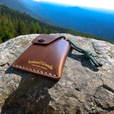 Kartenhalter leder Braun Jesse „Gold Edition“