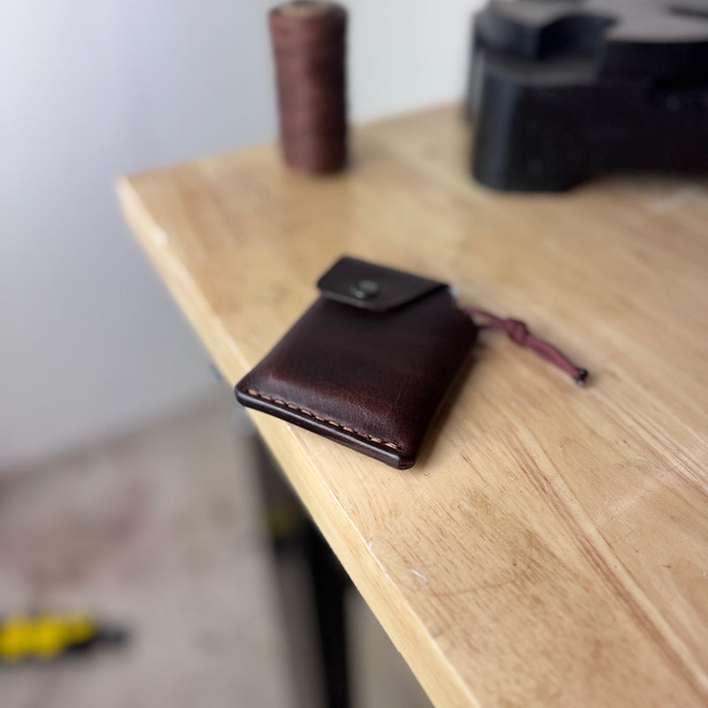Card holder leather brown Jesse “Gold Edition”