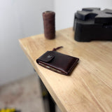Card holder leather brown Jesse “Gold Edition”
