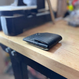 Card holder leather brown Jesse “Gold Edition”