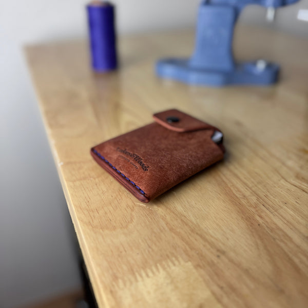 Card holder leather brown Jesse “Gold Edition”