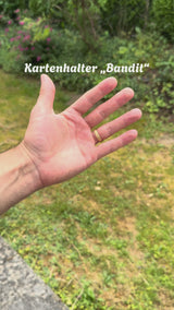 Kartenhalter Bandit - schwarz