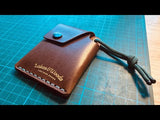 Kartenhalter leder Braun Jesse „Gold Edition“